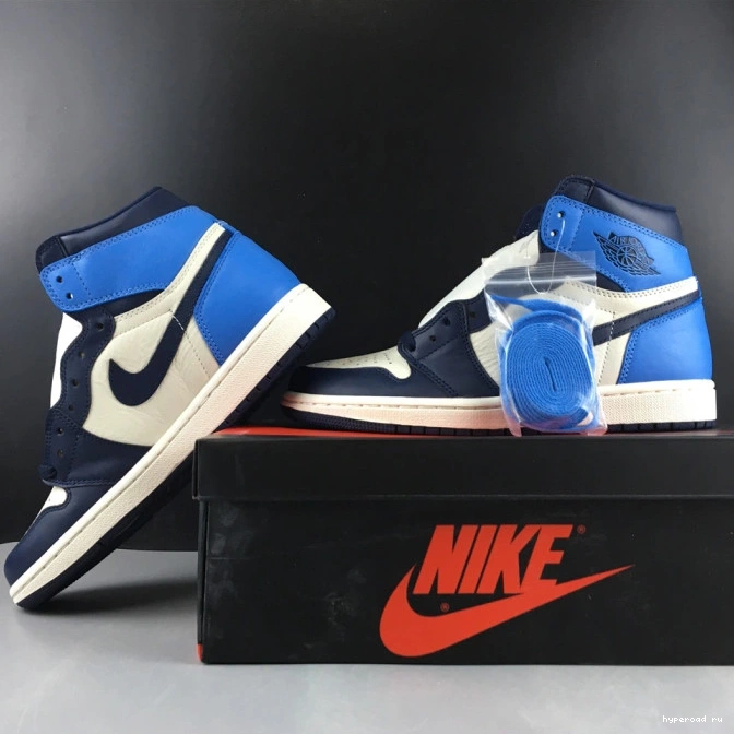 Jordan Retro 1 High OG 555088-140 Obsidian Air 1217